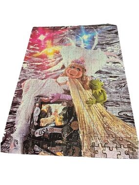 The Muppets Miss Piggy & Kermit Jigsaw Puzzle Collectible Complete 250 Pieces